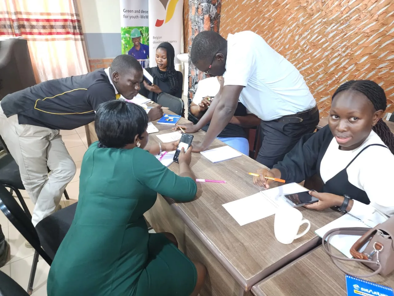 SFI training participants during a practical session