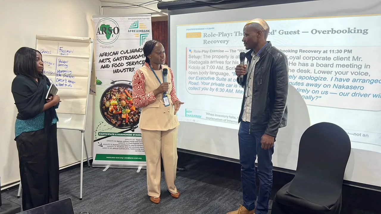 Interactive role-play during SFI training